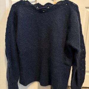 Sezane Stacy Jumper Midnight Blue - Size M
